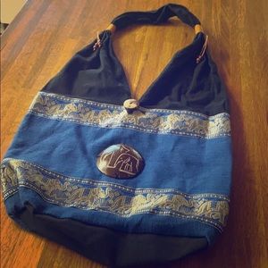 Boho Elephant shoulder bag from Thailand